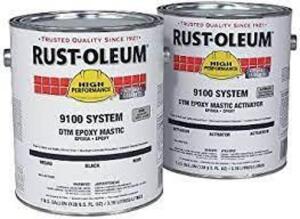 DESCRIPTION: (2) PART COATING EPOXY BRAND/MODEL: RUST-OLEUM #9100 INFORMATION: SAFETY YELLOW RETAIL$: $130.0 TOTAL SIZE: 1 GALLON QTY: 2