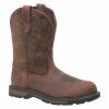 DESCRIPTION: (1) PAIR OF WORK BOOTS BRAND/MODEL: ARIAT #52CP07 INFORMATION: BROWN RETAIL$: $150.00 EA SIZE: SIZE 8.5 QTY: 1