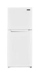 DESCRIPTION (1) MAGIC CHEF TOP FREEZER REFRIGERATOR BRAND/MODEL HMDR1000WE ADDITIONAL INFORMATION WHITE/FREEZER CAPACITY: 2.7 CU-FT/REFRIGERATOR CAPAC