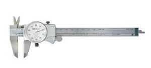 DESCRIPTION: (1) DIAL CALIPER BRAND/MODEL: MITUTOYO # 99MAC003M6 RETAIL$: $135.00 EA SIZE: 0.1" per Rev, 0-6" Range, 0.001" Accuracy QTY: 1