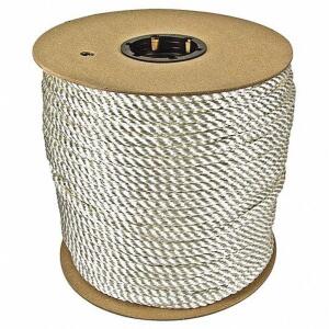 DESCRIPTION: (1) SPOOL OF ROPE BRAND/MODEL: GRAINGER #45AV49 INFORMATION: WHITE RETAIL$: $100.00 EA SIZE: 1/2 IN DIA 200 FT LG 630 LB WORKING LOAD LIM