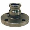 DESCRIPTION: (1) 316 STAINLESS STEEL 150# FLAT FACED FLANGE,MALE CAM AND GROOVE ADAPTER BRAND/MODEL: DIXON 55MF85 INFORMATION: 250PSI MAX PRESSURE @ 7