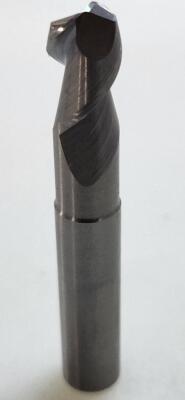 DESCRIPTION: (4) HIGH PERFORMANCE CARBIDE REDUCED NECK END MILL BRAND/MODEL: DATA FLUTE HSM20375.075R RETAIL$: 138.81 SIZE: 3/8" DIA 1/2"LOC QTY: 4