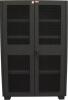 DESCRIPTION (1) JAMCO VISIBLE STORAGE CABINET BRAND/MODEL DJ248-BL ADDITIONAL INFORMATION BLACK/4-SHELVES/MINOR COSMETIC DAMAGE, MUST COME INTO INSPEC