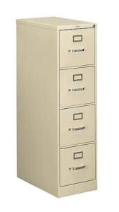 DESCRIPTION (1) HON VERTICAL FILE CABINET BRAND/MODEL HON514PL ADDITIONAL INFORMATION PUTTY/4-DRAWER/RETAILS AT $278.99 SIZE 52"H X 15"W X 25"D THIS L