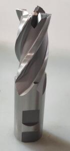 DESCRIPTION: (2) HSCo8 SQ END MILL BRAND/MODEL: HERTEL 02498715 RETAIL$: 88.34 SIZE: 1" 2" LOC QTY: 2