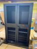 DESCRIPTION (1) JAMCO VISIBLE STORAGE CABINET BRAND/MODEL DJ248-BL ADDITIONAL INFORMATION BLACK/4-SHELVES/MINOR COSMETIC DAMAGE, MUST COME INTO INSPEC - 2