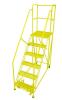 DESCRIPTION: (1) ROLLING LADDER BRAND/MODEL: COTTERMAN INFORMATION: 800LB MAX LOAD RETAIL$: $1,200 QTY: 1