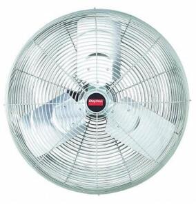 DESCRIPTION (1) DAYTON INDUSTRIAL FAN BRAND/MODEL 1VCF3 ADDITIONAL INFORMATION STATIONARY/OSCILLATING/2-SPEEDS/RETAILS AT $464.55 SIZE 24"BLADE DIA X