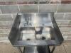 DESCRIPTION: 26" X 30" TWO WELL ALL STAINLESS SINK W/ SIDE AND BACK SPLASH. ADDITIONAL INFORMATION MISSING (1) FAUCET. SIZE 26 "X 30" LOCATION: BAY 6 - 3