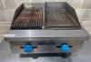 DESCRIPTION: COMSTOCK CASTLE 24" COUNTERTOP GAS GRIDDLE / CHARBROILER. BRAND / MODEL: CASTLE FHP24-12-1RB ADDITIONAL INFORMATION SN# 11P620, NATURAL G