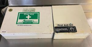 DESCRIPTION: (2) ASSORTED FIRST AID KITS LOCATION: BAY 6 THIS LOT IS: ONE MONEY QTY: 1