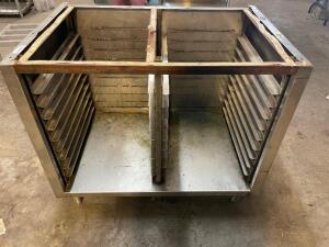 DESCRIPTION: 42" X 30" CABINET BASE W/ TRAY RACKING. ADDITIONAL INFORMATION NO TOP SIZE 42" X 30" LOCATION: BAY 6 QTY: 1