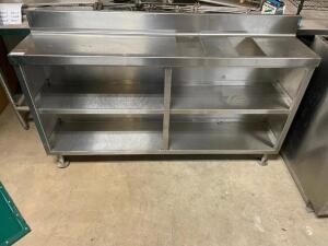 DESCRIPTION: 66" X 14" ALL STAINLESS PLATE CABINET SIZE 66" X 14" LOCATION: BAY 6 QTY: 1