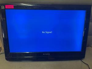 DESCRIPTION: DYNEX 32" FLAT SCREEN TV BRAND / MODEL: DYNEX 32L130A10 ADDITIONAL INFORMATION NO POWER CORD SIZE 32" LOCATION: BAY 6 QTY: 1