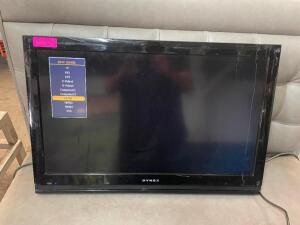 DESCRIPTION: DYNEX 32" FLAT SCREEN TV BRAND / MODEL: DYNEX 32L130A10 ADDITIONAL INFORMATION NO POWER CORD SIZE 32" LOCATION: BAY 6 QTY: 1