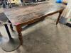 DESCRIPTION: 72" X 36" WOODEN TABLE ADDITIONAL INFORMATION ASSEMBLED SIZE 72" X 36" X 31" T LOCATION: BAY 6 QTY: 1
