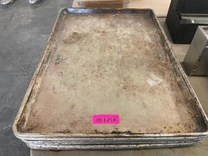 DESCRIPTION: (4) FULL SIZE SHEET PANS SIZE FULL SIZE LOCATION: BAY 6 THIS LOT IS: SOLD BY THE PIECE QTY: 4