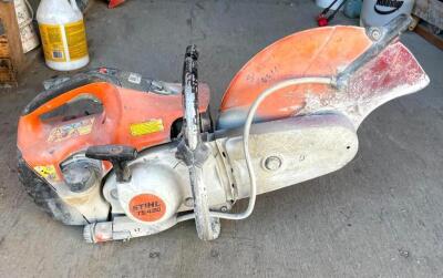 DESCRIPTION: CUTQUIK CONCRETE CUT-OFF SAW BRAND/MODEL: STIHL TS420 LOCATION: SPACE CENTER QTY: 1