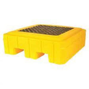 DESCRIPTION: (1) DRUM SPILL CONTAINMENT PALLET BRAND/MODEL: ULTRATECH #4LNR4 INFORMATION: YELLOW RETAIL$: $379.39 EA SIZE: 62 GAL QTY: 1