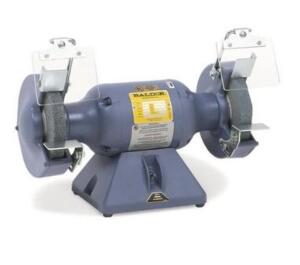 DESCRIPTION (1) BALDOR GRINDER BRAND/MODEL 712 ADDITIONAL INFORMATION HOLDS 36-GRIT & 60-GRIT WHEELS/RETAILS AT $637.00 SIZE 20.08"H X 9.15"W THIS LOT