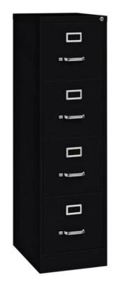 DESCRIPTION (1) HIRSH VERTICAL FILE CABINET BRAND/MODEL 17892 ADDITIONAL INFORMATION BLACK/4-DRAWER/RETAILS AT $252.99 SIZE 52"H X 15"W X 22"D THIS LO