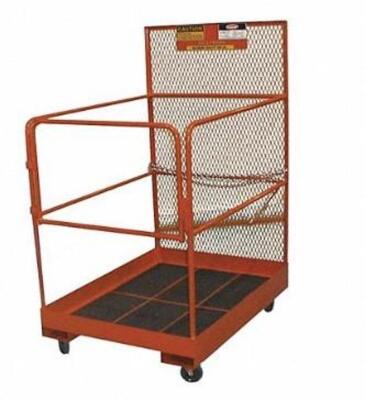 DESCRIPTION (1) BALLYMORE FORKLIFT WORK PLATFORM BRAND/MODEL FD-O-C-KD ADDITIONAL INFORMATION ORANGE/SOLID ANTISLIP/LOAD CAPACITY: 1,000 LBS/RETAILS A