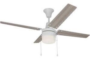 DESCRIPTION: (1) CEILING FAN BRAND/MODEL: CONNERY #CON48AVZ4C1 RETAIL$: $100.00 EA QTY: 1