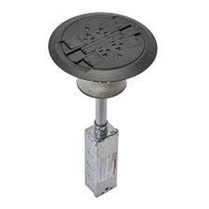 DESCRIPTION: (3) POKE THRU FLANGE AND SIDE HOLDER BRAND/MODEL: WIREMOLD #RC4CTCBK INFORMATION: BLACK IMAGES ARE FOR ILLUSTRATION PURPOSES ONLY AND MAY