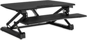 DESCRIPTION: (1) SIT AND STAND DESK CONVERTER BRAND/MODEL: MOUNT IT #MI-7927E RETAIL$: $219.00 EA SIZE: 37X23X631 QTY: 1