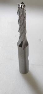 DESCRIPTION: (1) HSS SQ END MILL BRAND/MODEL: NIAGARA N424081 RETAIL$: 48.84 SIZE: 1/4" DIA 1-1/4" LOC 3/8" SD QTY: 1