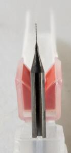 DESCRIPTION: (4) CARBIDE MICRO-DRILL BITS BRAND/MODEL: KYOCERA 105-0079.150 RETAIL$: $ 15.81 EA SIZE: 0.0079" CUT DIA,1/8" SHANK, .150 LOC QTY: 4