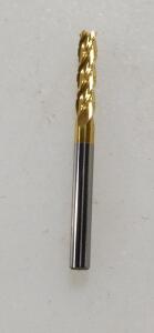 DESCRIPTION: (1) SOLID CARBIDE ROUGHING END MILL BRAND/MODEL: HERTEL 74458340 RETAIL$: 37.39 SIZE: 1/8" 1/2" LOC QTY: 1