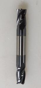 DESCRIPTION: (1) SOLID CARBIDE DOUBLE END SQ END MILL BRAND/MODEL: YG1 33579TF RETAIL$: 71.81 SIZE: 5/16" 1/2" LOC QTY: 1