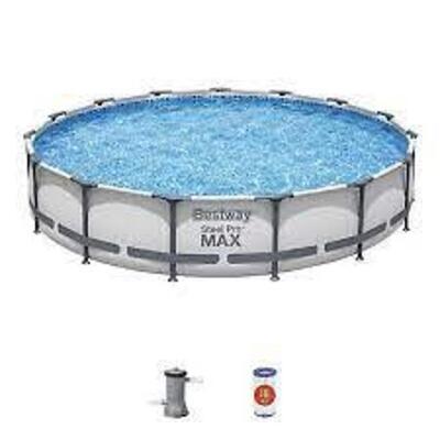 DESCRIPTION: (1) ABOVE GROUND POOL SET BRAND/MODEL: BESTWAY #561BGE RETAIL$: $724.34 EA SIZE: 15' X 33" QTY: 1