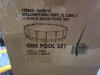 DESCRIPTION: (1) ABOVE GROUND POOL SET BRAND/MODEL: BESTWAY #561BGE RETAIL$: $724.34 EA SIZE: 15' X 33" QTY: 1 - 3