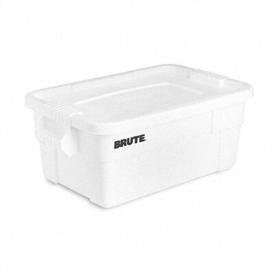 DESCRIPTION: (6) BRUTE GRIP-N-GO STORAGE TUBS BRAND/MODEL: RUBBERMAID #1MDC3 INFORMATION: WHITE RETAIL$: $49.51 EA SIZE: 14 GAL QTY: 6