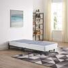 DESCRIPTION: (1) HALF FOLD METAL BOX SPRING BRAND/MODEL: MAINSTAYS RETAIL$: $109.00 EA SIZE: 7.5 IN THICK TWIN QTY: 1