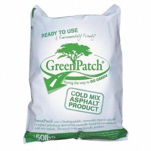 DESCRIPTION: (1) PALLET OF (10) BAGS OF COLD PATCH BRAND/MODEL: GREENPATCH #39F846 RETAIL$: $31.98 EA SIZE: 50 LB QTY: 1