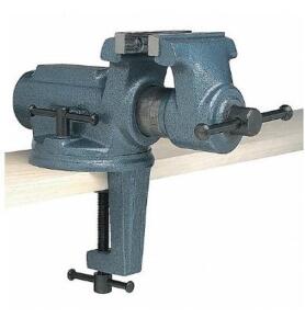 DESCRIPTION (1) WILTON STANDARD DUTY PORTABLE VISE BRAND/MODEL CBV-100 ADDITIONAL INFORMATION BODY CASTING TENSILE STRENGTH: 36,259 PSI/CLAMP-ON SWIVE