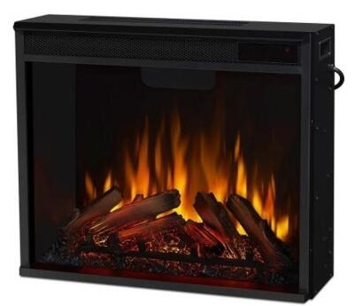 DESCRIPTION (1) REAL FLAME VIVIDFLAME ELECTRIC FIREPLACE BRAND/MODEL 4199 ADDITIONAL INFORMATION VENTLESS/BLACK/4780 BTU/RETAILS AT $437.97 SIZE 19.87