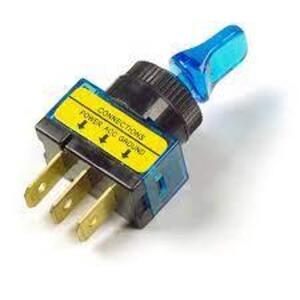 DESCRIPTION: (8) TOGGLE SWITCH BRAND/MODEL: GROTE #82-1912 INFORMATION: BLUE RETAIL$: $8.99 EA SIZE: 20 AMP QTY: 8