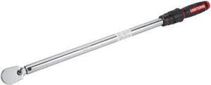 DESCRIPTION: (1) MICROMETER TORQUE WRENCH BRAND/MODEL: CRAFTSMAN RETAIL$: $112.17 EA SIZE: 1/2" DRIVE QTY: 1