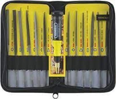 DESCRIPTION: (1) NEEDLE FILE SET AND CASE BRAND/MODEL: GENERAL TOOLS RETAIL$: $24.20 EA SIZE: 12 PIECE QTY: 1