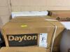 DESCRIPTION (1) DAYTON DUST COLLECTOR BRAND/MODEL 3AA17 ADDITIONAL INFORMATION HP: 1-1/2/MAX FLOW: 1,100 CFM/1-PHASE/RETAILS AT $671.00 SIZE 22 TO 24" - 3