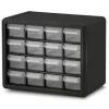 DESCRIPTION: (1) PLASTIC STORAGE CABINET BRAND/MODEL: AKRO-MILS #10716 INFORMATION: BLACK RETAIL$: $11.08 EA SIZE: 16 DRAWER QTY: 1