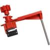 DESCRIPTION: (1) UNIVERSAL VALVE LOCKOUT WITH ARM BRAND/MODEL: BRADY #Y406499 INFORMATION: RED RETAIL$: $56.99 EA QTY: 1