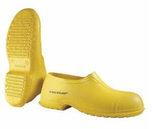 DESCRIPTION (2) DUNLOP OVERSHOE BRAND/MODEL 88010-MD-00 ADDITIONAL INFORMATION YELLOW/PVC OUTSOLE/RETAILS AT $17.82 EACH SIZE SHOE SIZE: 8 TO 9 THIS L