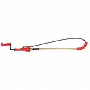 DESCRIPTION: (1) TOILET AUGER AND CARRYING CASE BRAND/MODEL: RIGID #K-6P XL INFORMATION: RED AND BLACK RETAIL$: $109.78 EA SIZE: 6' QTY: 1