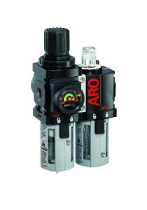 DESCRIPTION (1) ARO AIR FILTER-REGULATOR LUBRICATOR COMBINATION BRAND/MODEL C38231-600-VS ADDITIONAL INFORMATION 71 CFM/150 PSIG MAX INLET PRESSURE/RE